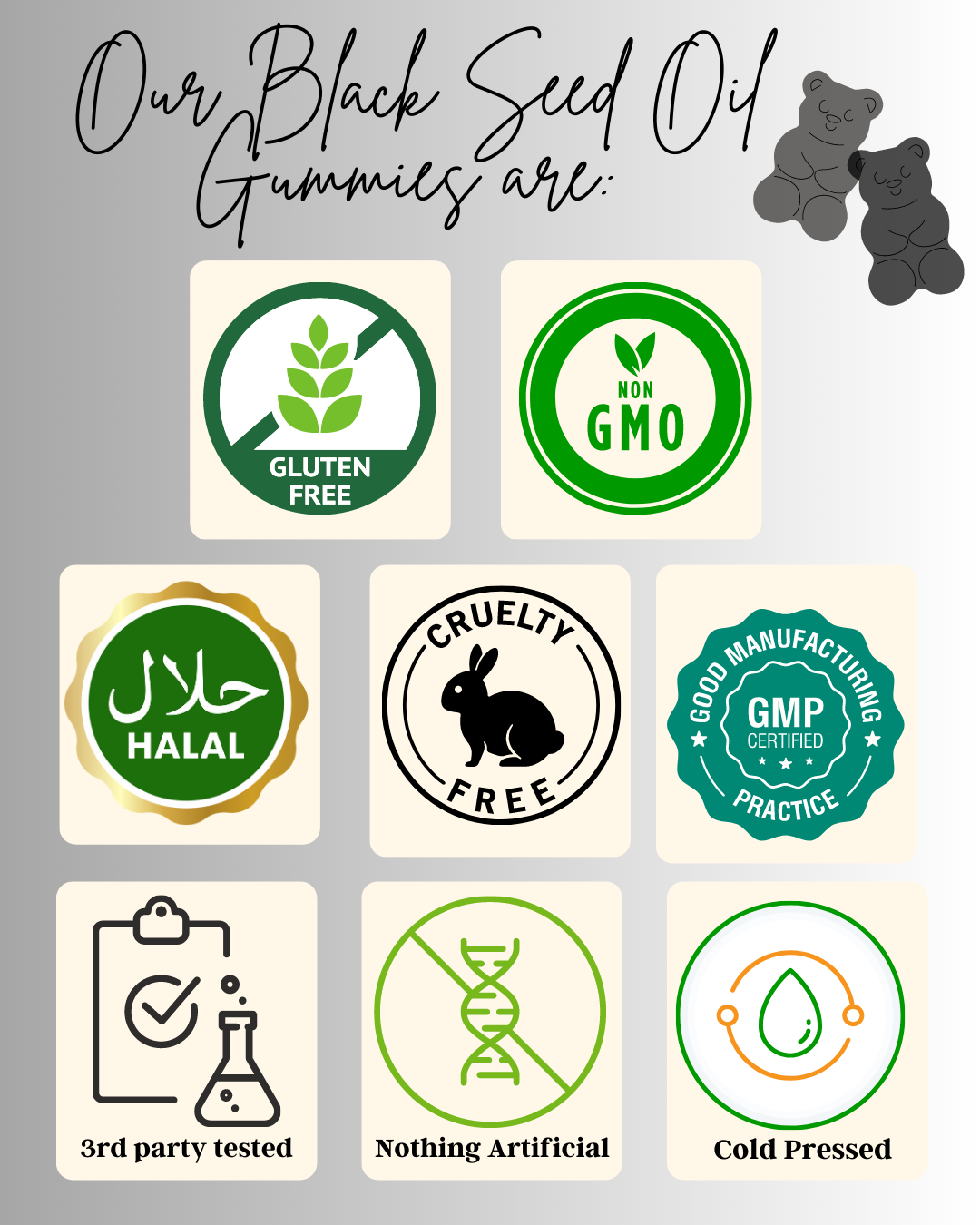 NZ's First Black Seed Oil Gummies