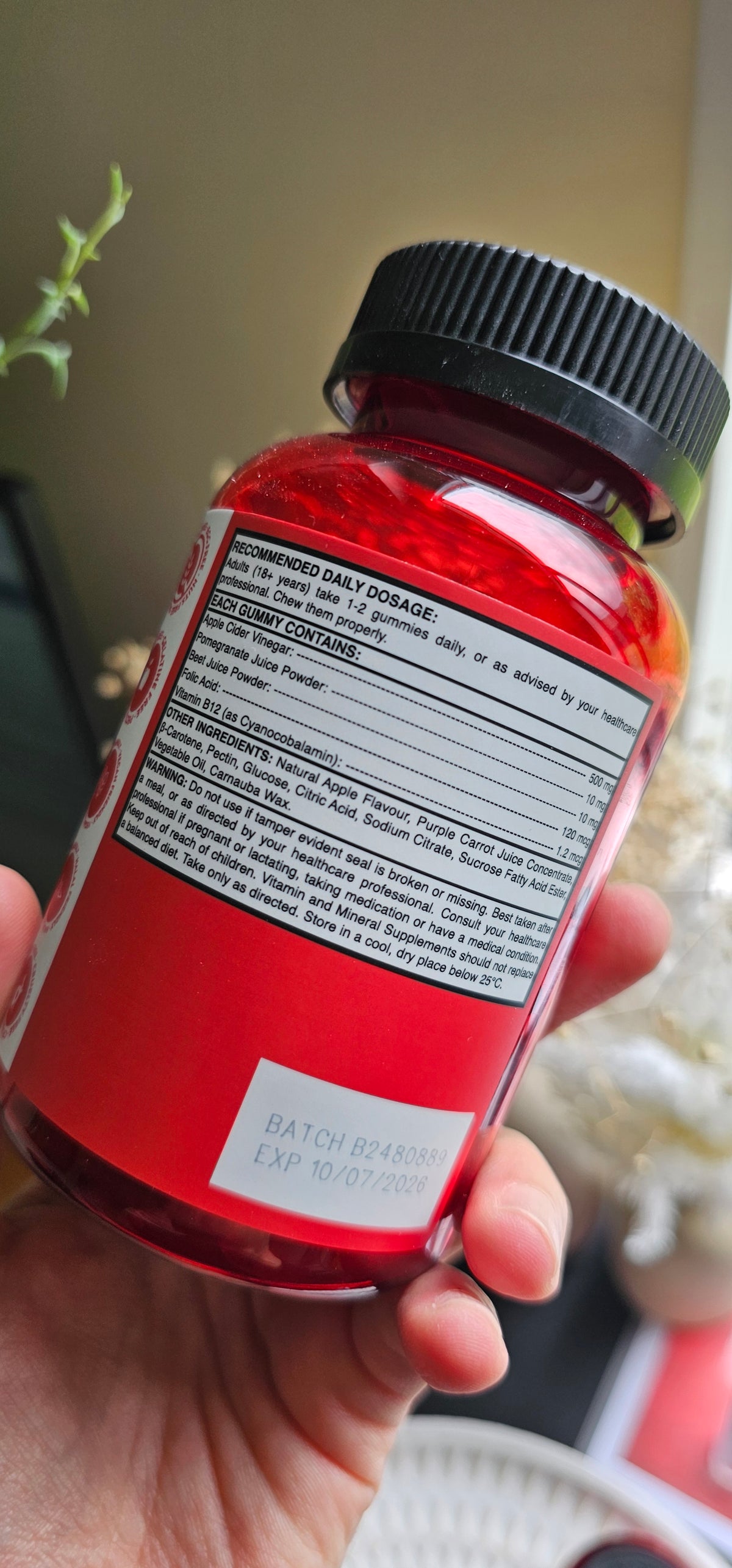 Apple cider vinegar+