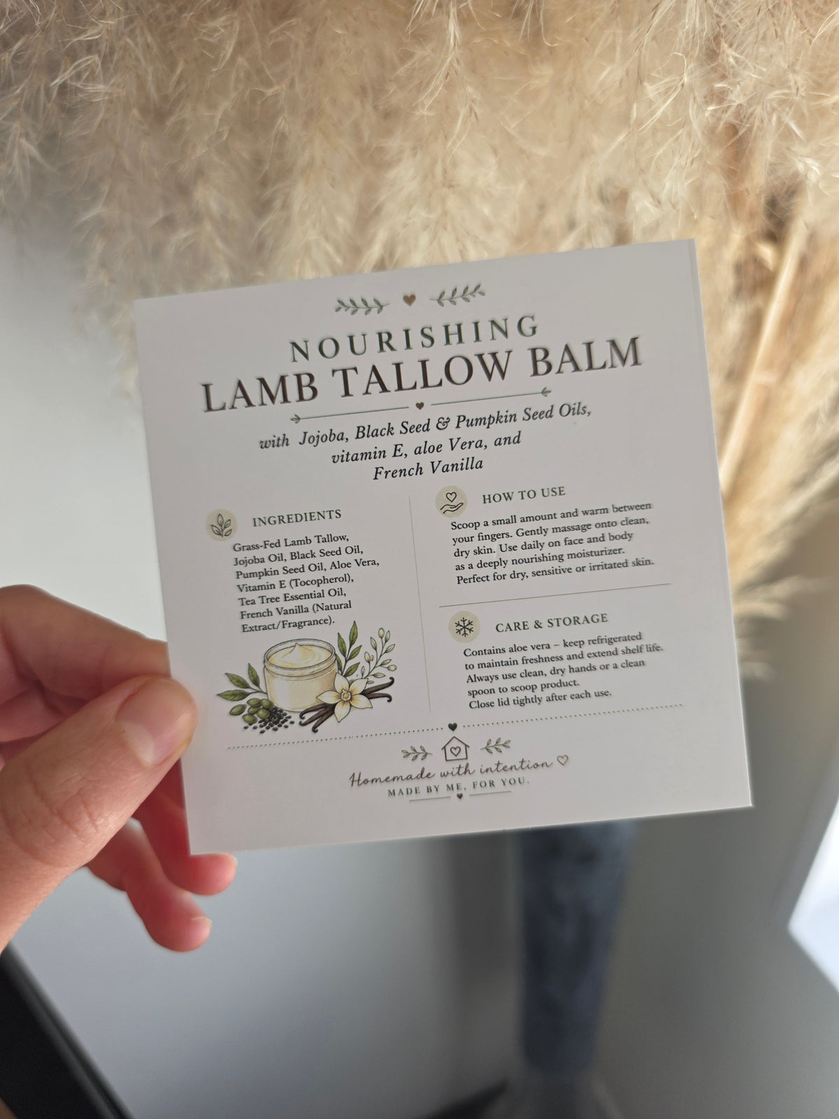 Nourishing Lamb Tallow Balm (60ml)